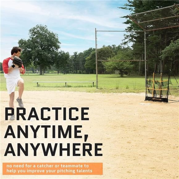 Pitching Target Baseball Net with 9 Targets Baseball Training Equipment - Picture 5 of 6